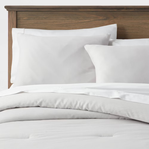 Washed cotton sateen comforter - sateen,