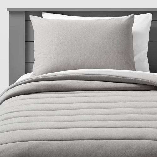 Channel jersey comforter - channel, set